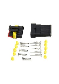 Resim 25 Adet 5 Pin Süper Seal Konnektör Su Geçirmez Oto Dişi Erkek (552464993) 