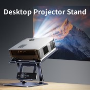 Resim RIKSOIN Masaüstü Projektör Standı: 25.4-39.62cm Alüminyum Projektör Standı, Ergonomik Tasarım, Ayarlanabilir Yükseklik, Telefon ve Uzaktan Kumanda Tutucu ile, Ev/Sınai Sinemalar için Uygundur 