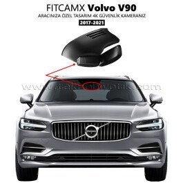 Resim FitCamX - Volvo V90 Modele Özel 4K Araç Kamerası (2017-2021)(FT-J6126-V90) 