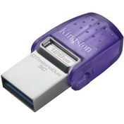 Resim DTDUO3CG3-128GB DataTraveler microDuo 3C 200MB-s dual USB-A + USB-C Flash Bellek | Kingston Kingston