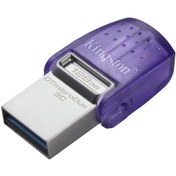 Resim DTDUO3CG3-128GB DataTraveler microDuo 3C 200MB-s dual USB-A + USB-C Flash Bellek Kingston