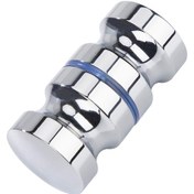 Resim Kış Promosyonu, Alüminyum Alaşımlı Duş Kapısı Kolu, Banyo Cam Kapısı İçin Yuvarlak Kapı Kolları, Sürgülü Kapı 