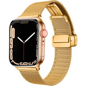Resim Watch 38mm Uyumlu KRD-85 Metal Zore Kordon-Gold 