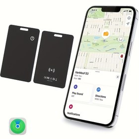 Resim Apple MFi LBPRT Airtag Cüzdan Takipçisi İnce, Air Tag Kartı Apple Find My Uygulamasıyla (Sadece iOS, Android Desteklenmiyor) Valiz/Cüzdan/Çanta Bulucu 