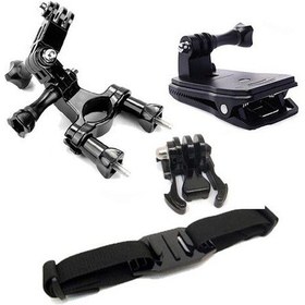 Resim Gopro Hero 7 Aksiyon Kamera Uyumlu 8 Parça Motor Bisiklet Seti 