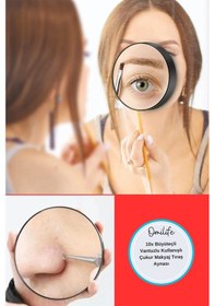 Resim 10x Büyüteçli Vantuzlu Kullanışlı Çukur Makyaj Tıraş Aynası 