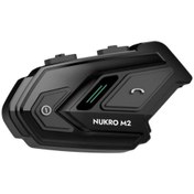 Resim Nukrotech Nukro M2 Bluetooth Intercom Seti (2 Kişilik Bağlantı) 