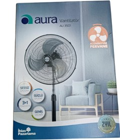 Resim Vantilatör 75 W 18" 3 Metal Kanatlı Pervane - AU3501 