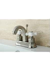 Resim Kb5618px Restorasyon 10 Cm Merkez Seti Tuvalet Musluğu, Nikel Açık Bej 