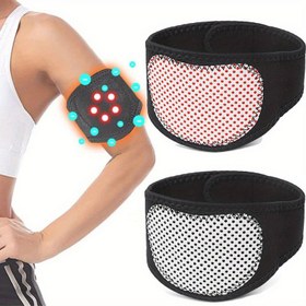 Resim 1 adet Zayıflama Kol Bandı, Elektrikli Olmayan Masaj Kol Kapakları, Polyester Lif, Tüm Mevsimler İçin Günlük Kullanım, Evrensel Uygunluk, Dokuma Kol Şekillendirme Kayışı 