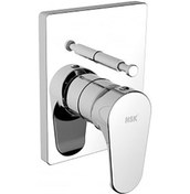 Resim Ankastre Banyo Armatürü Kumanda Paneli - Nsk Alora N2120202 Krom 
