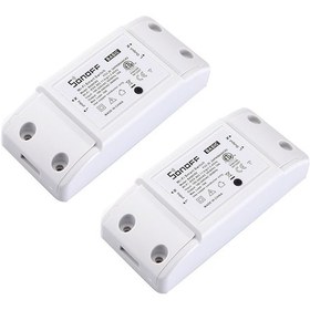 Resim Xindoker Sonoff 2 Adet 10a Akıllı Wifi Kontrol Cihazı - Uzakdan Elektrik Aygıtı Açma/kapama, Zamanlama, İos/android Uyumlu Dıy Ev Donanımı 