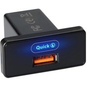 Resim Motion003 Fuq-sm2a 12v-24v Araç Şarj Cihazı Qc3.0 Hızlı Şarj 18w Otobüs Karavan Tekne 