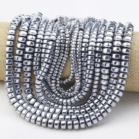 Resim 3x2/4x3/6x4/8x5mm Düz Yuvarlak Siyah Akik Boncuklar Hematit Aralayıcı Boncuklarla, Takı Yapımı İçin Delikli Gevşek Boncuklar, El Yapımı Kolyeler, Bileklikler, Saç Aksesuarları, Ayakkabı Süslemeleri ve Giysi Aksesuarları için Uygun 