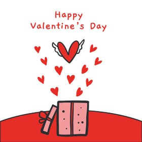 Resim Happy Valentines Day Mesaj Kartı 