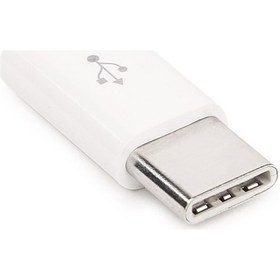 Resim Dark Usb3.1 Type-C Erkek - Micro Usb 2.0 Dişi Beyaz Dönüştürücü 