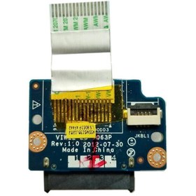 Resim LENOVO Orijinal Lenovo ideapad NBX00019F00 Notebook Ledli DVD CD Sürücü Rom Connector Board 