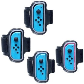 Resim 2 Adet Jys Jys-ns242 Nintendo Switch Joy-con Küçük Gidon Bacak Spor Askıları Siyah 