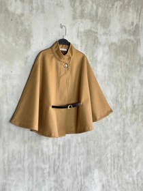 Resim Hatun Atila Kaşe Pelerin Panço Vizon - 8720 - Camel / M 