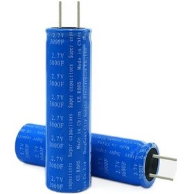Resim 2.7v 3000f Süper Kondansatör Pil Yüksek Enerji Süper Kapasitör 