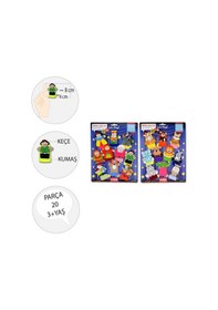 Resim Lisinya247 2 Set - 20 Parça Masal Kahramanları Ve Safari Hayvanları Parmak Kukla 