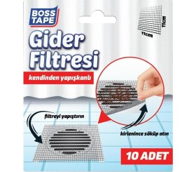 Resim Hobialem Gider Filtresi 10LU Banyo Küvet Duşakabin Gider Süzgeci 