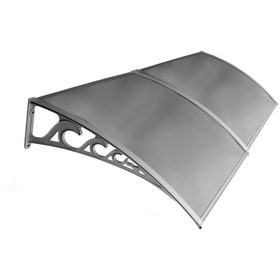 Resim Genel Markalar Pratik Sundurma Kapı Pencere Üstü 100x240 cm Gri 6 mm Levhalı 