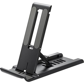 Resim Microcase Masaüstü Katlanabilir Mandallı Telefon Tablet Tutucu Stand 6 Kademeli Siyah - Al3490 