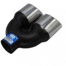 Resim Üniversal Egzoz Ucu 90X100 Çiftli Eko Açılı Çıkış 020-025 