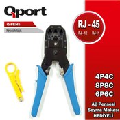 Resim QPORT Q-PEN5 RJ11/12/45 SIKMA PENSESİ+SIYIRMA AP. 