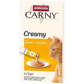 Resim Animonda Snack Carny Tavuklu Ve Taurinli Kedi Ödülü 6 x 15 Gr 