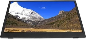 Resim Taşınabilir Dokunmatik Ekran Monitör 15.6 inç Ultra İnce Taşınabilir Monitör, PC ve Tablet için C Tipi Bağlantılı 1080P FHD IPS Dizüstü Bilgisayar Monitörü, Hafif Tasarım 