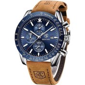 Resim Benyar Benyar By-5140m Erkek Deri Kayışlı Kol Saati 454072485 Kahverengi 