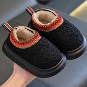 Resim Çocuk Topuklu Ayakkabı 2025 Sonbahar/Kış Yeni Gelen, Bebek Çocuğu Çıtçıtlı Moda Kalın Tabanlı İç ve Dış Mekan Rahat Tabanca 