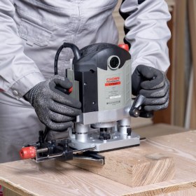 Resim Crown Freze Makinası 1400W CT11002 | Hız Ayarlı El Frezesi 1400W 