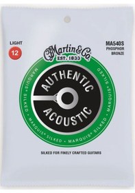 Resim Martin Co Ma540s Marquis Phosphor Bronze Akustik Gitar Teli Lt 12-54 