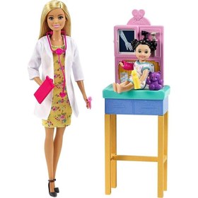 Resim Barbie Çocuk Doktoru Oyun Seti DHB63-GTN51 