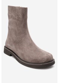 Resim Luvishoes Lucano Vizon Süet Hakiki Deri Kadın Bot Vizon 