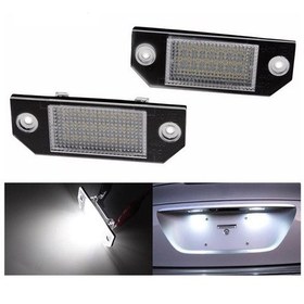 Resim Jms 12V Ford Focus C-max Mk2 İçin Fit Led Plaka Lambası Beyaz Işık 2 Adet 