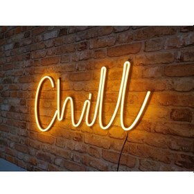 Resim Chill Neon Led Yazı Renkli 