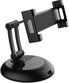 Resim Coverzone Tablet Standı Telefon Tutucu Folding Ayarlanabilir Max 10 İnch Masaüstü Tablet Telefon Standı Siyah JHD102 