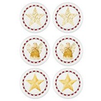 Resim Globe Çerezlik 6 Parça 10 Cm New037 