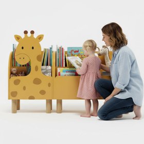 Resim Montessori 2'li Zürafa Kitaplık Seti 