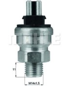 Resim Mahle HARARET MUSURU 93 °C - 100 °C (3'LU SIYAH, RADYATOR FANI) 190 W201 85>93 W124 89>93 S124 85>92 W463 