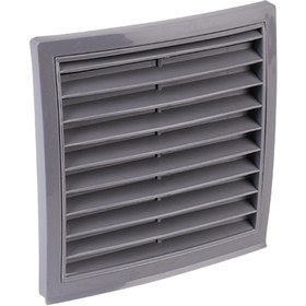 Resim İlöz Dış Duvar Izgarası Çap 100 mm Gri 