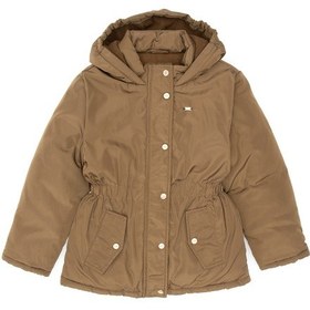 Resim U.S. Polo Assn. Kız Çocuk Kapüşomnlu Haki Kaban 50313155-VR027 