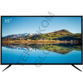 Resim Onetech 55'' Profesyonel Led Monitör | Hdmı Vga Usb Rca Hoparlörlü Kumanda 5ms Duvara Montaj Lsd-c43a-ex 