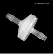 Resim Fochsia 5 Parça Endüstriyel Plastik Çekvalf 3mm Nozullu Paslanmaz Su Gaz Sıvı 