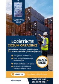 Resim Contpack Askılı Nem Rutubet Alıcı Konteyner Kurutucu 