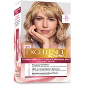 Resim Loreal Paris Excellence Creme - Krem Saç Boyası No: 8 Koyu Sarı 